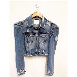 Zara puff sleeve jacket